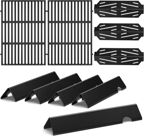 Vista 21 de QuliMetal Piezas de repuesto para parrillas Weber Genesis 300 Series, E310, S310, E320, E330, S330, EP310, EP320, EP330 Series con control frontal