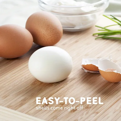 Vista 8 de Elite Gourmet EGC710DKG Cocedor Rápido de Huevos, 7 Huevos Hervidos Fáciles de Pelar, Duros, Medianos, Suaves, Escalfador, Máquina para Omelettes