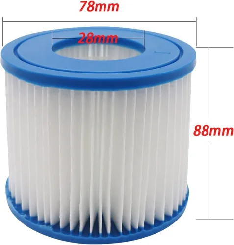Vista 5 de WuYan Paquete de 2 filtros de piscina para 58093 cartucho de filtro de repuesto tipo I para filtro de bomba de filtro de piscina inflable de 330