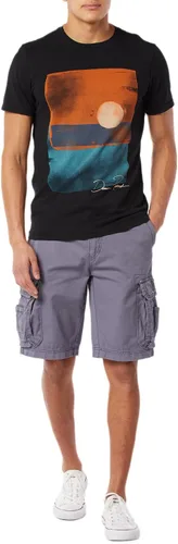 Vista 29 de Unionbay Survivor pantalones cortos de cargo con cinturón para hombre