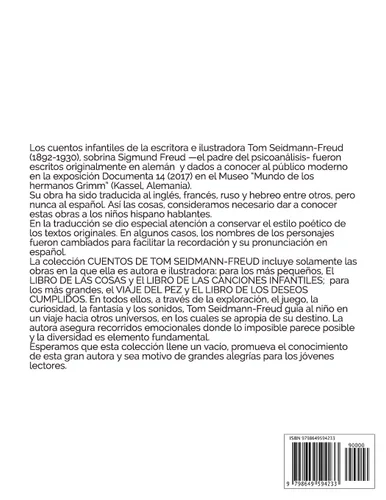 Vista 2 de EL LIBRO DE LOS DESEOS CUMPLIDOS (Traducido) (CUENTOS DE TOM SEIDMANN-FREUD) (Spanish Edition)
