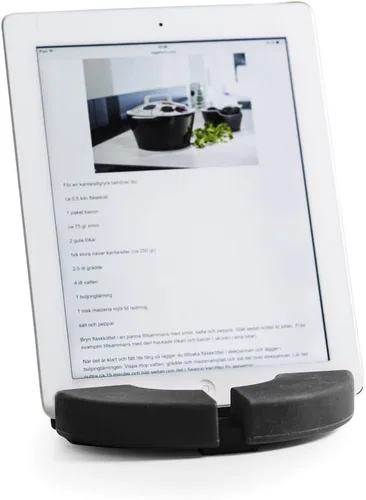 Vista 2 de Sagaform Cook n Read - Salvamanteles y soporte para tabletas, color negro