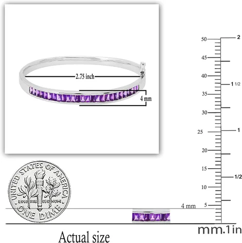 Vista 2 de Dazzlingrock Collection Pulsera de plata de ley 925 para mujer