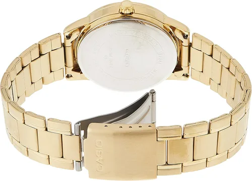 Vista 2 de Casio MTP-V002G-1B Reloj analógico estándar de acero inoxidable con fecha para hombre