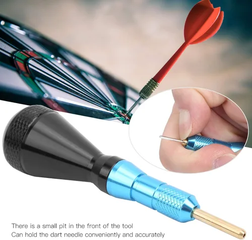 Vista 2 de Dilwe Removedor de puntas, herramienta para quitar extractor de punta con herramienta de punta suave para puntas rotas, herramienta de punta (azul)