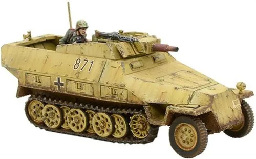 Vista 2 de Bolt Action Sd.Kfz 251/9 Ausf D (Stummel) Half Track 1:56 WWII Kit de modelo de plástico de guerra militar