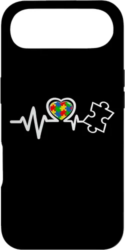 Vista 27 de Heart Puzzle Piece Heartbeat Cool Autism Awareness Case for iPhone 16