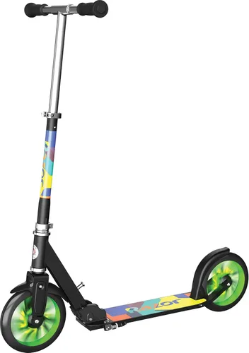 Vista 2 de Razor Patinete A5 Lux Kick para niños de 8 años en adelante, ruedas de uretano de 8 pulgadas, acabado anodizado con colores y gráficos llamativos