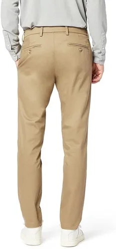 Vista 2 de Dockers - Pantalones Signature Lux elásticos de algodón para hombre, color caqui