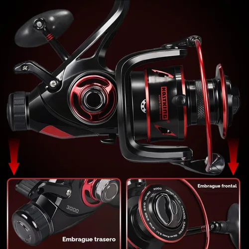 Vista 6 de KastKing Sharky Baitfeeder III Spinning Reels with 5.5:1 Gear Ratio