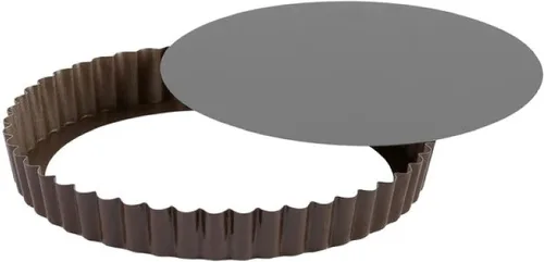Vista 5 de Paderno World Cuisine - Sartén antiadherente acanalada de 8.625 pulgadas con parte inferior extraíble