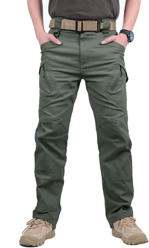 Vista 2 de Tacvasen - Pantalones tácticos para exteriores, ligeros, tipo cargo, de asalto, para hombre