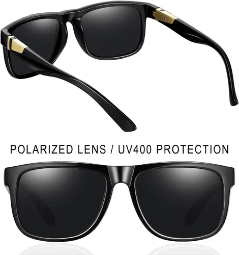 Vista 2 de Joopin Sunglasses for Men Women Fashion Unisex Polarized UV Protection Sun Glasses Retro Mens Driving Square Shades