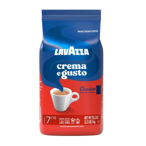 Vista 28 de Lavazza Granos de café tostados, aroma Crema E, 2.20 libras (paquete de 6)