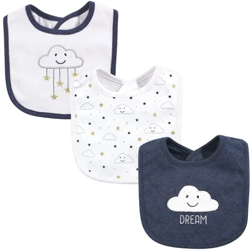 Vista 66 de Hudson Baby Baberos unisex de algodón para bebé, nube rosa, talla única (paquete de 2)