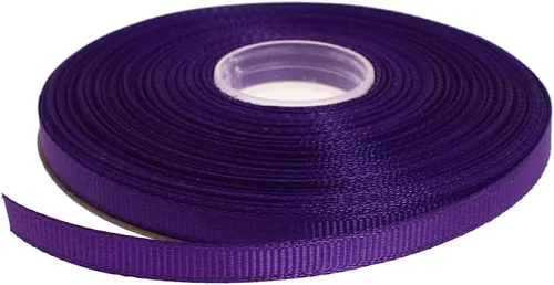 Vista 52 de Cinta de grogrén sólido de 25 yardas cada rollo, borde tejido 100% poliéster (1 pulgada, beige)