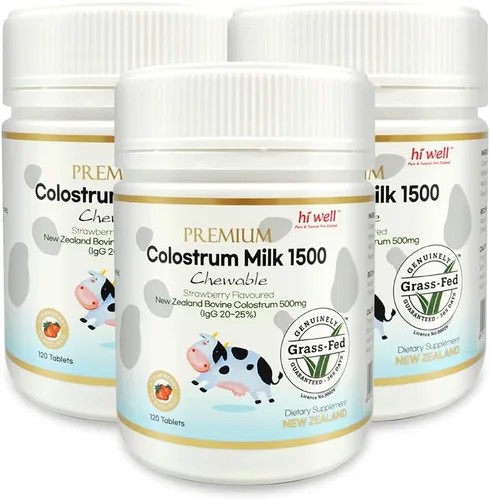 Vista 9 de Hi Well Premium Calostrum1500 120 tabletas (1)