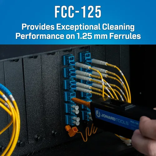 Vista 4 de Jonard Tools Kit de limpieza e inspección del conector de fibra óptica TK-188 con microscopio 200x