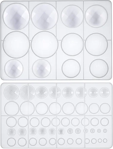 Vista 17 de FUNSHOWCASE Mini Moldes Surtidos de Joyería de Resina y Epoxy de Estrellas de Silicona Pequeños para Artesanía Delicada