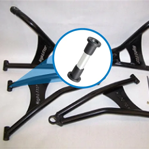 Vista 6 de Kit de bujes de alta resistencia A para brazo de control de brazo y manguito compatible con Polaris Ranger Full Size XP 800 Crew 2010-2014 UHMW