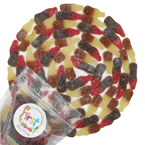 Vista 10 de FirstChoiceCandy Botellas de cola de gomitas (frambuesa azul agria, 2 libras (paquete de 1))