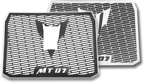 Vista 2 de Protector de rejilla de radiador MT-07 FZ-07 MT07 2018 para motocicleta Radiador parrilla cubierta protectora perfecta para Ya&maha 2014-2022 MT-07