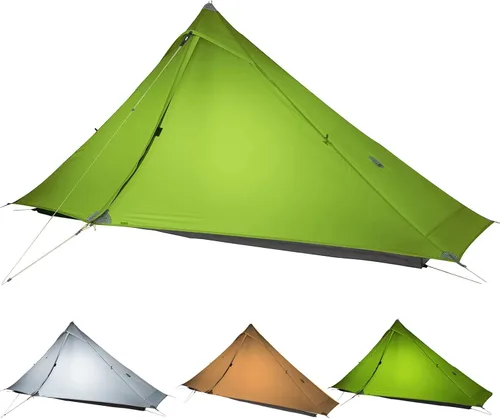 Vista 10 de 3F UL Gear Lanshan PRO Lanshan Tienda de campaña ultraligera Tienda de campaña ultraligera para 3 estaciones para 1 persona o 2 personas, camping