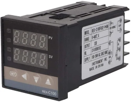 Vista 7 de Fafeicy 32.0-752.0 °F Digital LED PID controlador de temperatura Kit de termostato Kit de controlador de temperatura AC 110V-240V para controlar