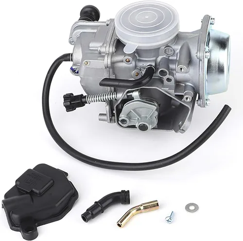Vista 4 de Carburador TRX350, compatible con carburador Honda Rancher 350 (2000-2006) - Carburador TRX350 compatible con TRX350TM, TE, ES, FE, FM - Nuevo
