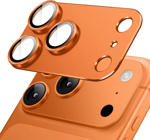 Vista 25 de JETech Protector de lente de cámara para iPhone 17 de 6.3 pulgadas, cobertura completa, cubierta de anillo de vidrio templado 9H, placa de metal