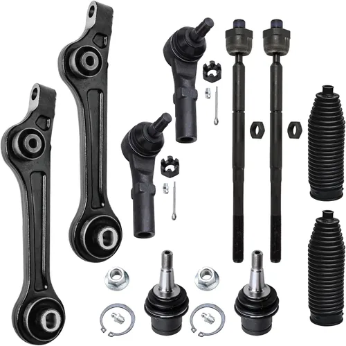 Vista 149 de Detroit Axle - Kit de suspensión delantera de 10 piezas para Chevrolet Trailblazer GMC Envoy 2004-2007 2005 2006 Soportes de brazo de control