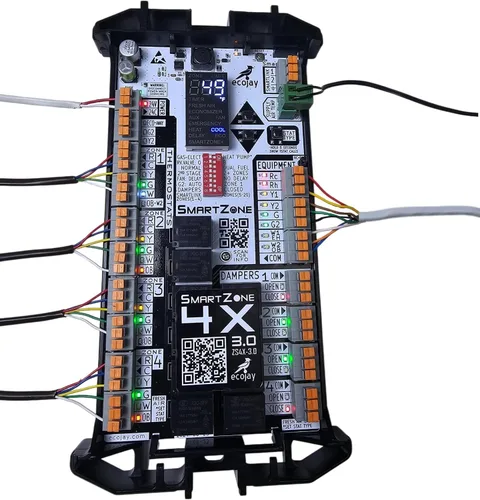 Vista 6 de Juego de controlador de 4 zonas con sensor de temporizador SmartZone-4X Control, repuesto universal para Honeywell, paneles de zonación, truezone