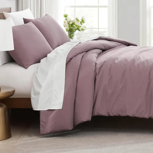 Vista 32 de Southshore Fine Living, Inc. Juego de funda de edredón tamaño extra grande individual/XL, ropa de cama de microfibra cepillada premium de fácil