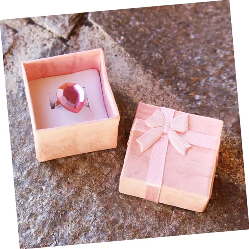 Vista 7 de Holibanna 32 piezas de collar caja de almacenamiento de anillo organizador de regalo de joyería cuadrado caja de joyería pequeña caja de pulsera