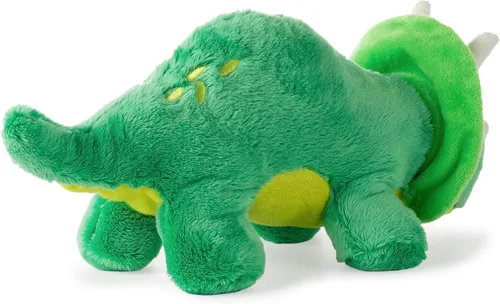 Vista 4 de The Petting Zoo ZOOLOGEE - Peluche de dinosaurio de bebé Triceratops de 11 pulgadas