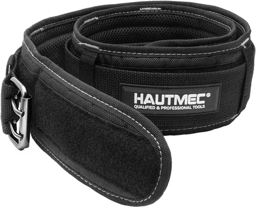 Vista 2 de HAUTMEC HT0141 - Cinturón de herramientas acolchado resistente, cinturón de trabajo ajustable de 3.5 pulgadas de ancho para cintura de 30 a 46