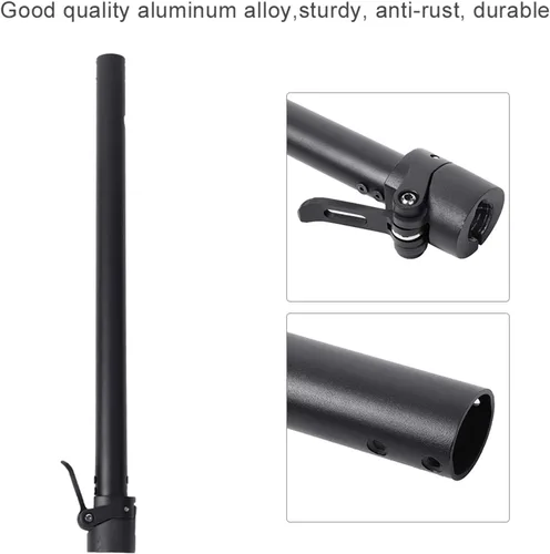 Vista 3 de VGEBY Extensor de la vespa, poste plegable de aluminio negro para la vespa eléctrica de Mijia M365