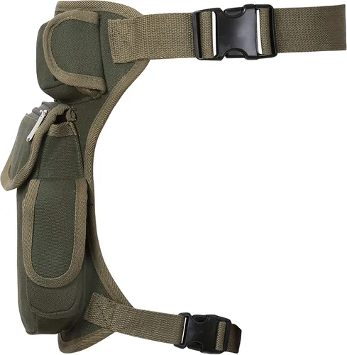 Vista 37 de SEALINF Riñonera de lona Riñonera Racing Drop Leg Bag Motocicleta Bolsa al aire libre
