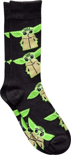Vista 3 de STAR WARS Baby Yoda Cosplay and All Over Print Mens Crew Socks 2 Pair Pack