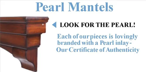 Vista 6 de Pearl Mantels, Inc. 120-48 Windsor - Mantel envolvente para chimenea, 48 pulgadas, sin terminar