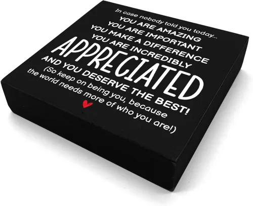 Vista 2 de HTBIG Regalos inspiracionales para hombres, mujeres, amigos, decoración de oficina para compañeros de trabajo, regalos de reconocimiento, You Are