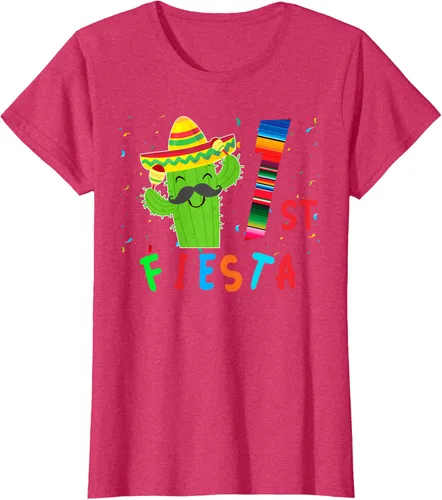 Vista 7 de Camiseta mexicana para fiesta temática de cumpleaños a juego, Negro, S