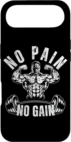 Vista 27 de No Pain No Gain Workout Motivational Case for iPhone 16