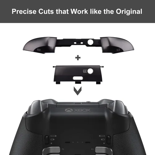 Vista 3 de IKPEK Lb Rb - Botón de parachoques de repuesto para Xbox One Elite Wireless Controller Series 2, botones de disparador de hombro, piezas de repuesto