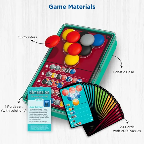 Vista 4 de Dimension: The Brain Game to Go - Juego de rompecabezas de apilamiento 3D con 200 desafíos y 4 niveles de dificultad para edades de 8 años