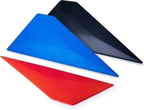Vista 10 de FOSHIO Pequeñas herramientas de tintado de ventana de escobilla de goma triangular, herramienta de vinilo para envolver el automóvil, para envolver