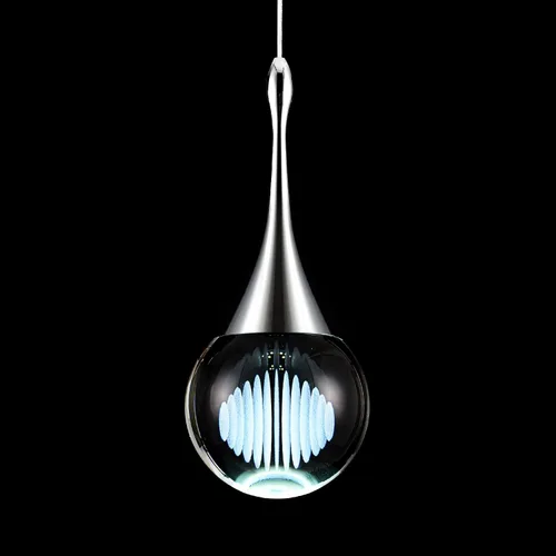 Vista 11 de CHYING Lámpara colgante dorada de cristal LED Iluminación colgante de medusa lágrima luces colgantes mini luces colgantes para isla de cocina, baño
