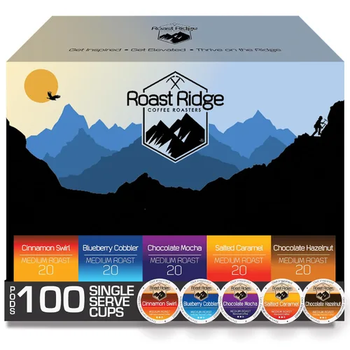 Vista 11 de Roast Ridge - Cápsulas individuales de café compatibles con cafetera Keurig K-Cup