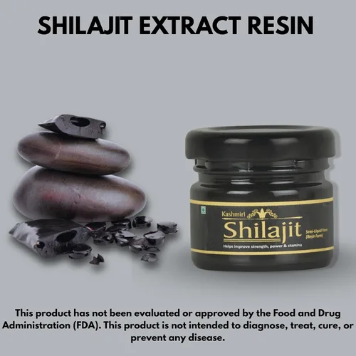 Vista 3 de Resina Shilajit de Cachemira natural pura del Himalaya Más de 85 minerales traza, 75% ácido fúlvico, para energía, fuerza e inmunidad, Shilajit