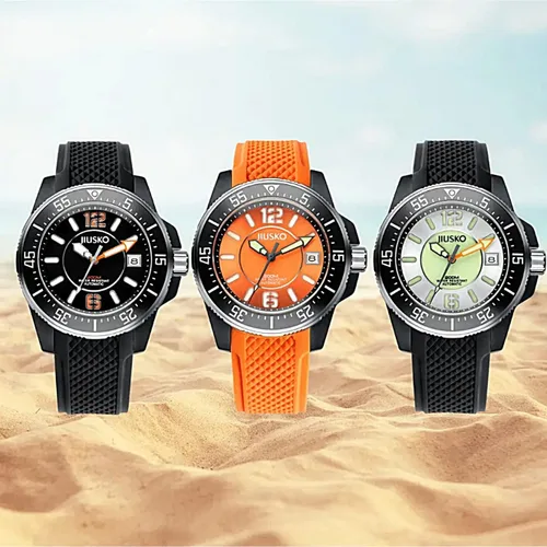 Vista 2 de TIME WARRIOR Mecánico automático de lujo elegante relojes hombres, reloj para hombres correa de acero analógico relojes de pulsera para hombres